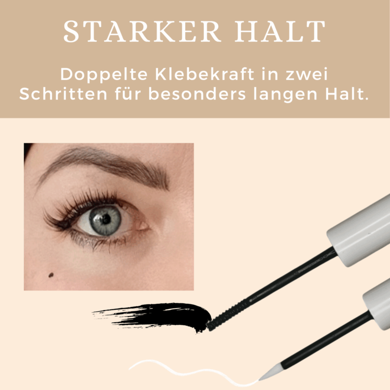 Wimpernkleber für Cluster Lashes – Bild 2